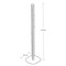Azar Displays 4-Channel Sky Tower Metal Pole and Base. Overall Height: 75.625" 300260-SLV - alternate 3